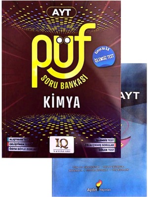 Iq Yayınları Püf Serisi Ayt Kimya Soru Bankası-Deneme Hediye-