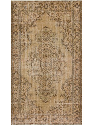 Atina Turkuaz Eskitme Yün Modern Desenli Yün Hav Toz Vermez Leke Tutmayan Salon Yolluk Mutfak El Dokuma Halı