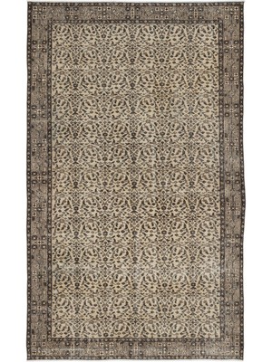 Atina Krem Eskitme Yün Modern Desenli Yün Hav Toz Vermez Leke Tutmayan Salon Yolluk Mutfak El Dokuma Halı