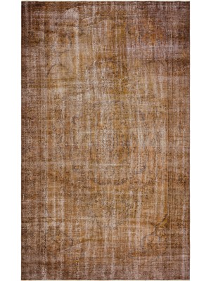 Hali.Net 186x300 cm Gri Vintage Anadolu Yün Halı | Salon Yatak Odası Halısı | Doğal Yün El Yapımı El Dokuma Hav Vermez | UNİQUE-34344