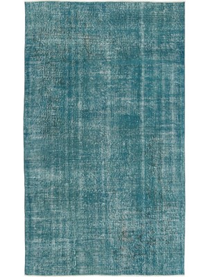 Hali.Net 155x266 cm Yeşil Atina Anadolu Yün Halı | Salon Yatak Odası Halısı | Doğal Yün El Yapımı El Dokuma Hav Vermez | UNİQUE-12593