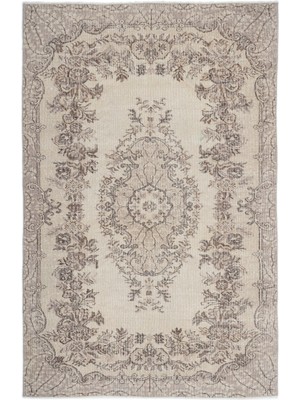 Girit Bej Çizgili Yün Modern Desenli Yün Hav Toz Vermez Leke Tutmayan Salon Yolluk Mutfak El Dokuma Halı