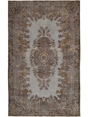 Hali.Net 184x300 cm Kırmızı Vintage Anadolu Yün Halı | Salon Yatak Odası Halısı | Doğal Yün El Yapımı El Dokuma Hav Vermez | UNİQUE-17015