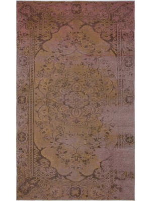 Hali.Net 156x262 cm Turuncu Atina El Dokuma Yün Halı | El Yapımı Doğal Yün Salon Halısı | Geleneksel Anadolu Hav Vermez | UNİQUE-27593