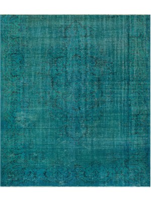 Hali.Net 223x250 cm Gri Vintage Anadolu Yün Halı | Salon Yatak Odası Halısı | Doğal Yün El Yapımı El Dokuma Hav Vermez | UNİQUE-29668