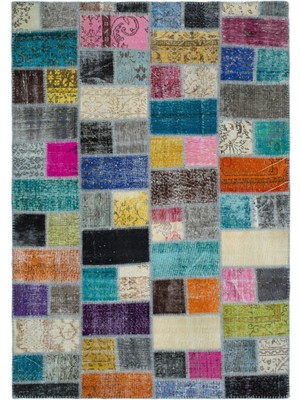Hali.Net 172x242 cm Gri Atina Anadolu Yün Halı | Salon Yatak Odası Halısı | Doğal Yün El Yapımı El Dokuma Hav Vermez | UNİQUE-20561