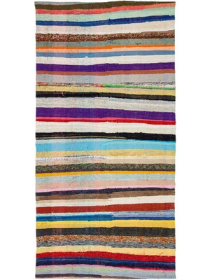 Atina Mavi Eskitme Yün Modern Desenli Yün Hav Toz Vermez Leke Tutmayan Salon Yolluk Mutfak El Dokuma Halı