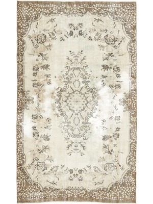 Atina Turkuaz Eskitme Yün Modern Desenli Yün Hav Toz Vermez Leke Tutmayan Salon Yolluk Mutfak El Dokuma Halı