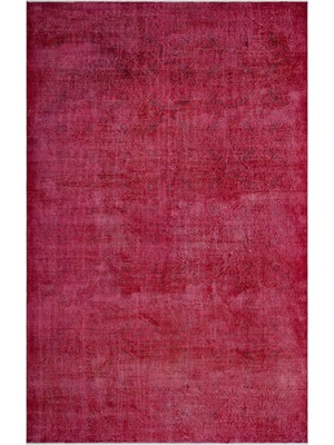 Vintage Mavi Göbekli Yün Modern Desenli Yün Hav Toz Vermez Leke Tutmayan Salon Yolluk Mutfak El Dokuma Halı