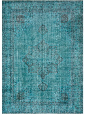 Vintage Turuncu Göbekli Yün Modern Desenli Yün Hav Toz Vermez Leke Tutmayan Salon Yolluk Mutfak El Dokuma Halı