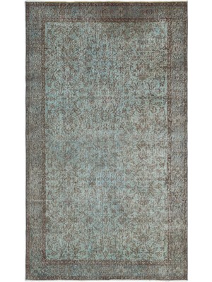 Atina Gri Eskitme Yün Modern Desenli Yün Hav Toz Vermez Leke Tutmayan Salon Yolluk Mutfak El Dokuma Halı