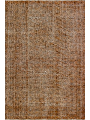 Atina Kırmızı Eskitme Yün Modern Desenli Yün Hav Toz Vermez Leke Tutmayan Salon Yolluk Mutfak El Dokuma Halı