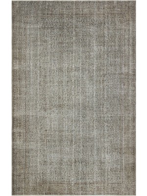 Vintage Turuncu Göbekli Yün Modern Desenli Yün Hav Toz Vermez Leke Tutmayan Salon Yolluk Mutfak El Dokuma Halı