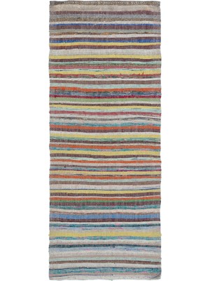 Teselya Krem Patchwork Yün Modern Desenli Yün Hav Toz Vermez Leke Tutmayan Salon Yolluk Mutfak El Dokuma Halı