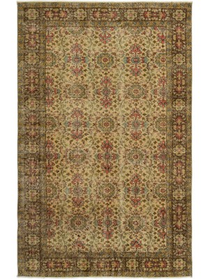 Atina Kırmızı Göbekli Yün Modern Desenli Yün Hav Toz Vermez Leke Tutmayan Salon Yolluk Mutfak El Dokuma Halı