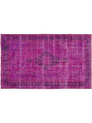 Pembe Eskitme Yün Modern Desenli Yün Hav Toz Vermez Leke Tutmayan Salon Yolluk Mutfak El Dokuma Halı