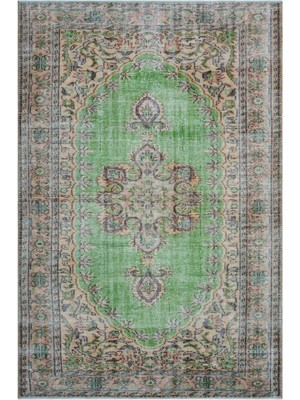 Atina Bej Eskitme Yün Modern Desenli Yün Hav Toz Vermez Leke Tutmayan Salon Yolluk Mutfak El Dokuma Halı