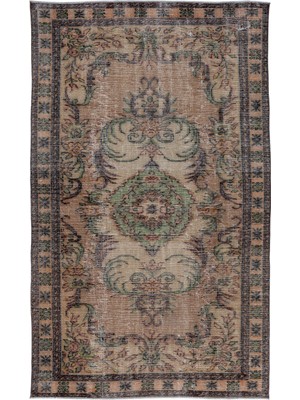 Atina Bej Eskitme Yün Modern Desenli Yün Hav Toz Vermez Leke Tutmayan Salon Yolluk Mutfak El Dokuma Halı