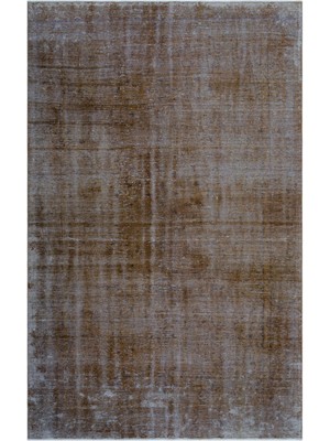 Vintage Turuncu Eskitme Yün Modern Desenli Yün Hav Toz Vermez Leke Tutmayan Salon Yolluk Mutfak El Dokuma Halı