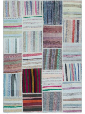 Atina Bej Eskitme Yün Modern Desenli Yün Hav Toz Vermez Leke Tutmayan Salon Yolluk Mutfak El Dokuma Halı