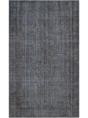 Atina Turkuaz Eskitme Yün Modern Desenli Yün Hav Toz Vermez Leke Tutmayan Salon Yolluk Mutfak El Dokuma Halı