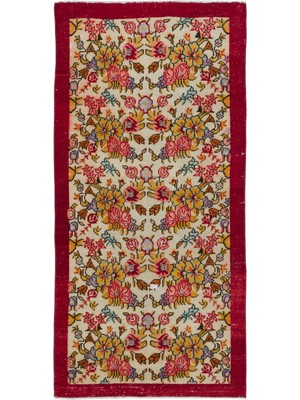 Girit Bej Çizgili Yün Modern Desenli Yün Hav Toz Vermez Leke Tutmayan Salon Yolluk Mutfak El Dokuma Halı