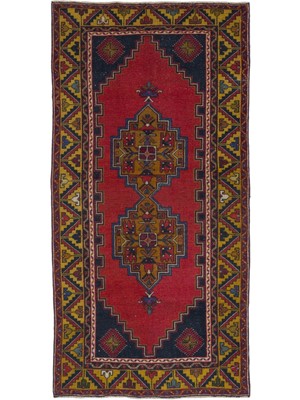 Hali.Net 117x236 cm Bej Teselya El Dokuma Yün Halı | El Yapımı Doğal Yün Salon Halısı | Geleneksel Anadolu Hav Vermez | UNİQUE-31507