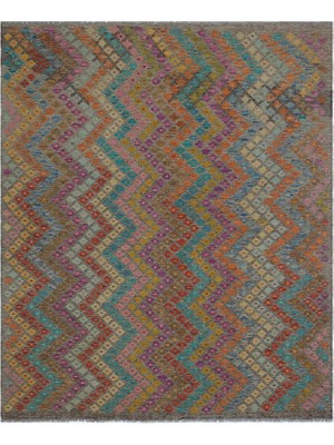 Atina Bej Eskitme Yün Modern Desenli Yün Hav Toz Vermez Leke Tutmayan Salon Yolluk Mutfak El Dokuma Halı