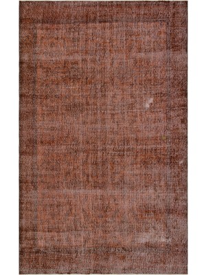 Hali.Net 199x321 cm Çok Renkli Vintage Anadolu Yün Halı | Salon Yatak Odası Halısı | Doğal Yün El Yapımı El Dokuma Hav Vermez | UNİQUE-34388