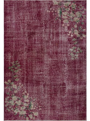 Atina Kahverengi Eskitme Yün Modern Desenli Yün Hav Toz Vermez Leke Tutmayan Salon Yolluk Mutfak El Dokuma Halı