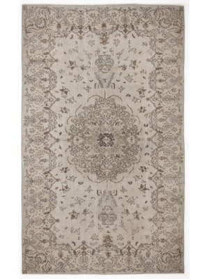 Atina Kahverengi Eskitme Yün Modern Desenli Yün Hav Toz Vermez Leke Tutmayan Salon Yolluk Mutfak El Dokuma Halı