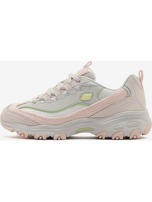 Skechers Kadın D'lites Bej Sneakers 150242 Ntmt Hafif ve Esnek Taban ile Şık Tasarım