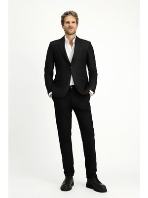 Kiğılı 6 Drop Regular Fit Standart Kesim Çizgili Klasik Ceket