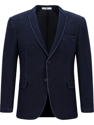 Super Slim Fit Ekstra Dar Kesim Spor Pamuklu Örme Ceket