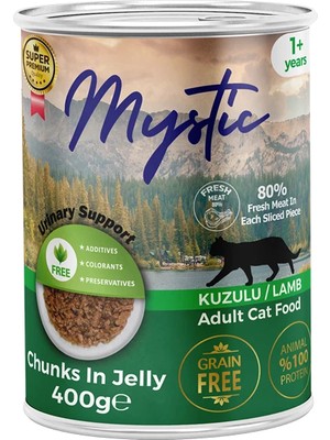 Kuzulu Tahılsız Yetişkin Kedi Konservesi 400 gr x 12 Adet