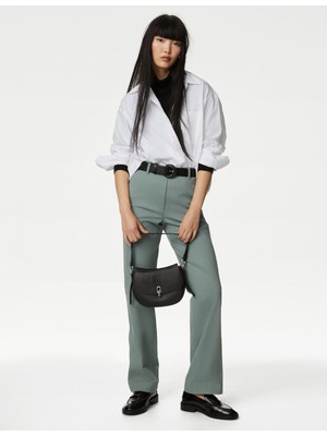 Marks & Spencer Yüksek Bel Straight Leg Chino Pantolon