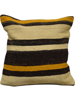 Yeni El Dokuma Dekoratif Kilim Kırlent Yastık Kılıfı 6027