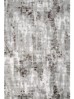 Hali.Net 140x200 cm Gri Açık Gri Soyut Modern Soyut Yıkanabilir Halı | Salon Yatak Odası Halısı | Leke Tutmaz Hipoalerjenik | CREA_KAREN-6930AK