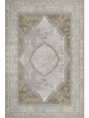 Hali.Net 100x200 cm Gri Karamel Modern Lüks Halı | Balkon Halısı Mutfak Koridor Halı | Hav Vermez Leke Tutmaz | KRM_SOFT-728