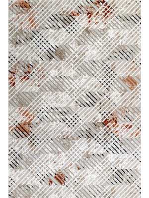 Hali.Net 80x150 cm Gri Karamel Modern Lüks Halı | Mutfak Balkon Salon Halısı | Hav Vermez Leke Tutmaz | KRM_SOFT-1904