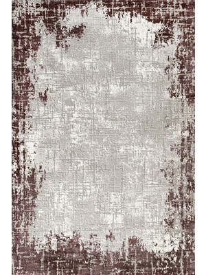 Hali.Net 80x150 cm Gri Açık Gri Modern Soyut Halı | Salon Mutfak Halısı | Hav Vermez Leke Tutmaz | KRM_SOFT-754