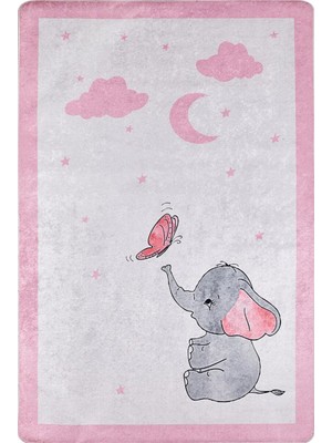 Nanning Figürlü Gri Pamuk Kare Modern Desenli Pamuk Makinada Yıkanabilir Hav Toz Vermez Leke Tutmayan Kaymaz Taban Dijital Makine Baskı Salon Yolluk Mutfak Halı