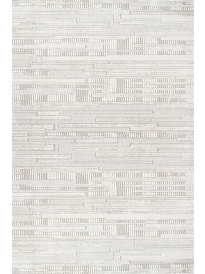 Hali.Net 80x150 cm Krem Mat Modern Stone Halı | Mutfak Balkon Salon Halısı | Hav Vermez Leke Tutmaz | STN_FEEL-005A