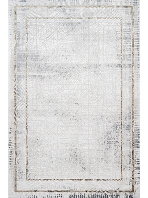 Hali.Net 240x240 cm Gri Pamuk Yıkanabilir Etnik Stone Halı | Salon Yatak Odası Halısı | Leke Tutmaz Hipoalerjenik Çabuk Kuru | CREA_STONE-17190