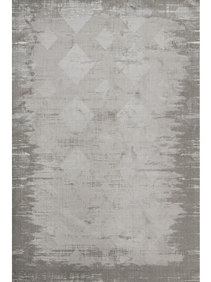 Bespoky 80x150 cm Gri Modern Lüks Zen Yıkanabilir Halı | Mutfak Balkon Yatak Odası Halısı | Hav Vermez Leke Tutmaz Kaymaz | LXS_ZEN-1088GR