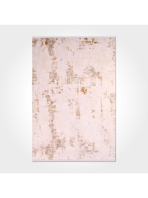 Eve Modern Krem Akrilik Dikdörtgen Modern Desenli Akrilik Hav Vermeyen Leke Tutmayan Kolay Temizlenen Yumuşak Makine Salon Yolluk Mutfak Halı