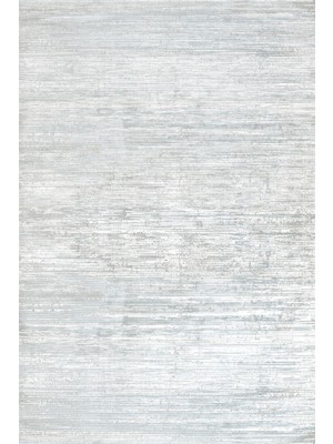 Bespoky 80x150 cm Gri Açık Gri Eskitme Modern Soyut Yıkanabilir Halı | Yatak Odası Mutfak Halısı | Leke Tutmayan, Kaymaz | ARTEMİS_RUNNER-5006A