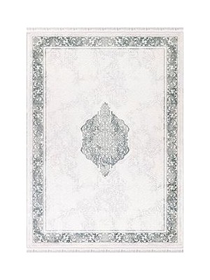 Abrupt Klasik Gri Pamuk Dikdörtgen Modern Desenli Akrilik Hav Vermeyen Leke Tutmayan Kolay Temizlenen Yumuşak Makine Salon Yolluk Mutfak Halı