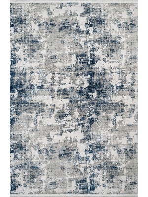 Bespoky 80x200 cm Gri Royal Modern Etnik Yolluk Yıkanabilir Halı | Balkon Halısı Mutfak Yolluk Koridor Halı | Leke Tutmayan Kaymaz | ROYAL-14609K