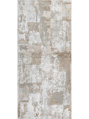 Eildon Modern Gri Akrilik Dikdörtgen Modern Desenli Akrilik Hav Vermeyen Leke Tutmayan Kolay Temizlenen Yumuşak Makine Salon Yolluk Mutfak Halı